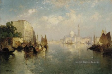 Klassische Venedig Werke - Seestück Thomas Moran Venedig